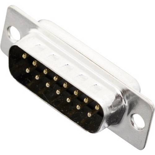 MH Connectors MHDB15-SP 2101-0180-02 D-SUB Stiftleiste 180 ° Polzahl: 15 Lötkelch 1 St.