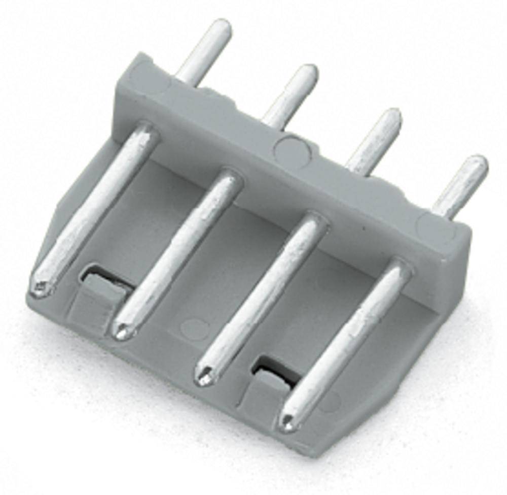WAGO Male header (standaard) Aantal rijen: 1 Aantal polen per rij: 4 252-954 1000 stuk(s)