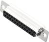 MH Connectors MHDB25-SS 2101-0180-13 D-SUB Buchsenleiste 180 ° Polzahl: 25 Lötkelch 1 St.