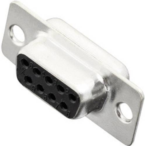MH Connectors MHDM09-SS 2101-0200-11 D-SUB Buchsenleiste 180 ° Polzahl: 9 Lötkelch 1 St.