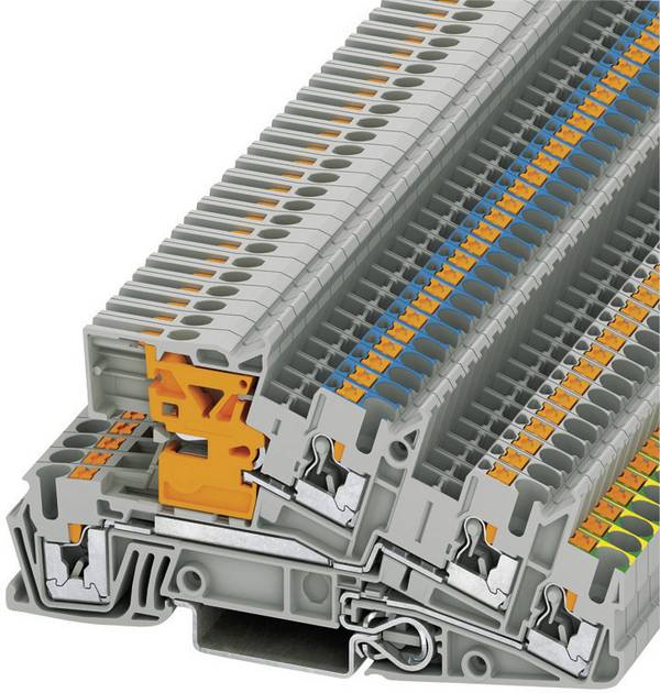Phoenix Contact 3213946 Installationsschutzleiterklemme 5.2 mm Schnellanschluss  Grau 1 St.