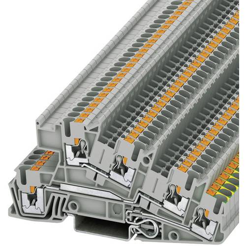 Phoenix Contact 3213949 Installationsschutzleiterklemme 5.2 mm Schnellanschluss Grau 1 St.