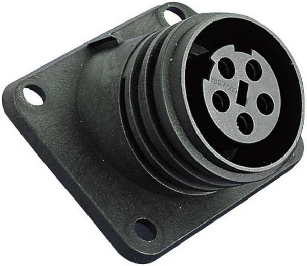Bulgin PX0941/04/S Rundstecker Flanschbuchse Gesamtpolzahl: 4 Serie (Rundsteckverbinder): PX 1 St.