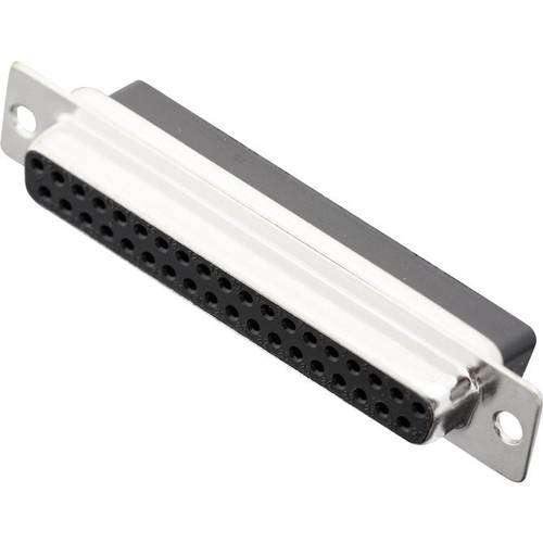 MH Connectors MHDBC37-SS 2101-0190-14 D-SUB Buchsenleiste 180 ° Polzahl: 37 Crimpen 1 St.