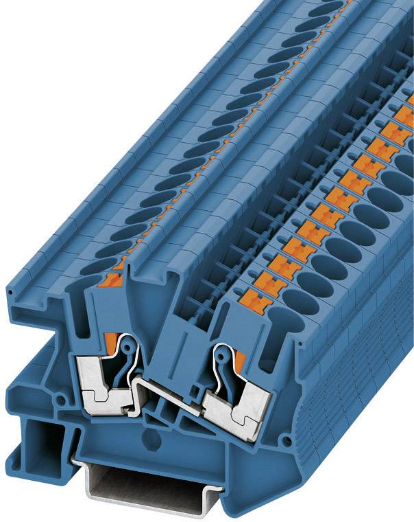 PHOENIX CONTACT Push-In Durchgangs-Installationsklemme PTI PTI 6 BU Phoenix Contact Blau Inhalt: 1 S