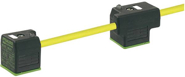 Doppel-Ventilstecker mit Anschlussleitung Schwarz MSUD Pole:4 7000-58021-6270150 Murrelektronik Inhalt: 1 St.