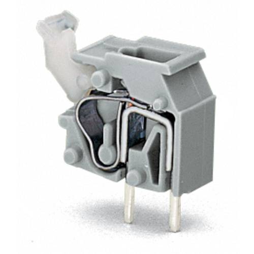 WAGO 255-752 Federkraftklemmblock 2.50 mm² Polzahl 1 Dunkelgrau 400 St.