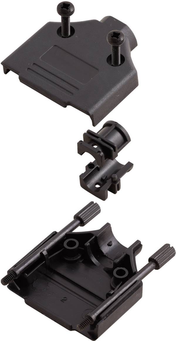 MH Connectors MHDTPPK-15-BK-K 6560-0108-02 D-SUB Gehäuse Polzahl: 15 Kunststoff 180 ° Schwarz 1 St.