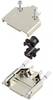 MH Connectors MHDTPK-25-K 6560-0145-03 D-SUB Gehäuse Polzahl: 25 Kunststoff, metallisiert 180 ° Silber 1 St.