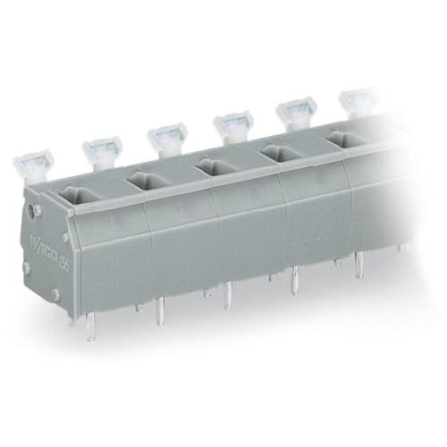 WAGO 255-603 Federkraftklemmblock 2.50 mm² Polzahl 3 Grau 140 St.