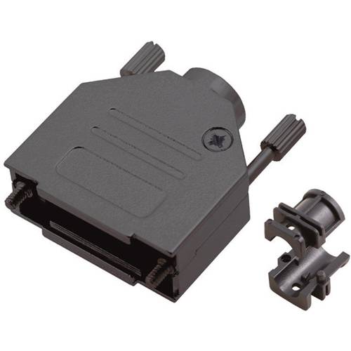 Thumbnail - MH Connectors MHDTZK-15-RA-BK-K 6560-0115-02 D-SUB Gehäuse Polzahl: 15 Metall 180 ° Schwarz 1 St.