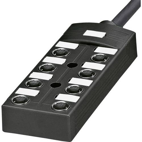 Thumbnail - Phoenix Contact SACB-8/16- 5,0PUR OD 1457364 Sensor/Aktorbox passiv M12-Verteiler mit Metallgewinde 1 St.