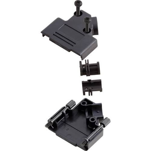 Thumbnail - MH Connectors MHD45PPK-09-BK-K 6560-0107-11 D-SUB Gehäuse Polzahl: 9 Kunststoff 45 ° Schwarz 1 St.
