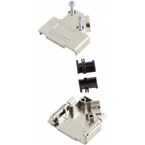 MH Connectors MHD45PK-15-K 6560-0146-12 D-SUB Gehäuse Polzahl: 15 Kunststoff, metallisiert 45 ° Silber 1 St.