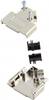 MH Connectors MHD45PK-9-K 6560-0146-11 D-SUB Gehäuse Polzahl: 9 Kunststoff, metallisiert 45 ° Silber 1 St.