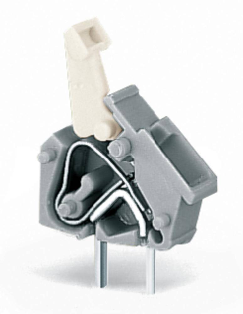 WAGO 256-743/999-950 Veerkrachtklemblok 2.50 mm&sup2; Aantal polen 1 Lichtgrijs 600 stuk(s)