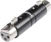 Hicon HI-X3X3-FF XLR-Adapter XLR-Buchse - XLR-Buchse 1 St.