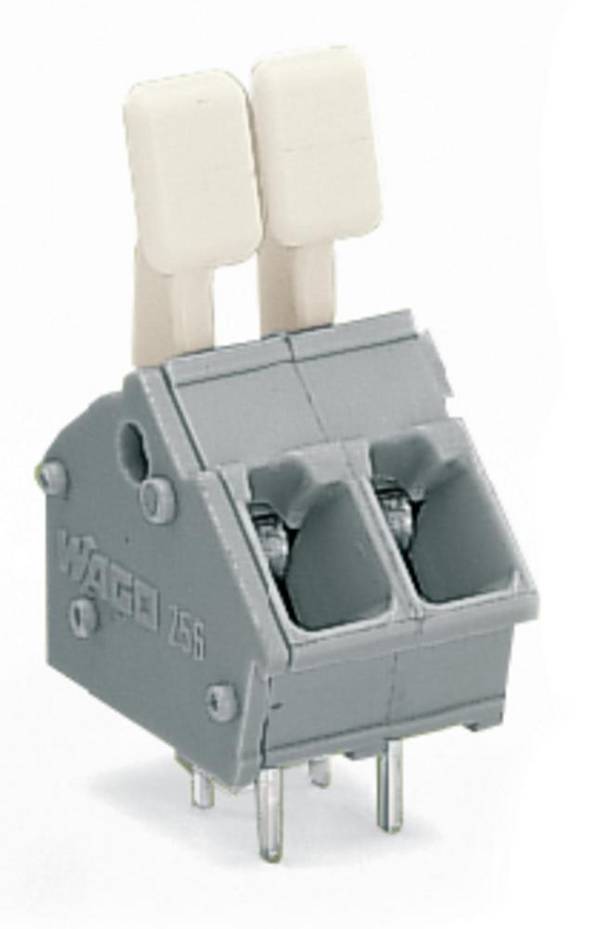 WAGO 256-402/333-000 Federkraftklemmblock 2.50 mm² Polzahl 2 Grau 400 St.