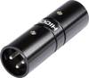 Hicon HI-X3X3-MM XLR-Adapter XLR-Stecker - XLR-Stecker 1 St.