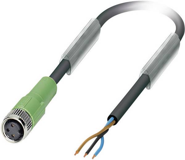 Phoenix Contact 1669725 Sensor-/Aktor-Steckverbinder, konfektioniert M8 Buchse, gerade 3.00 m Polzahl Sensoren: 3 1 St.