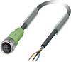 Phoenix Contact 1694499 Sensor-/Aktor-Steckverbinder, konfektioniert M12 Buchse, gerade 3.00 m Polzahl Sensoren: 3 1 St.