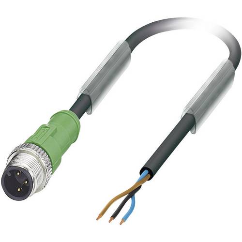 Thumbnail - Phoenix Contact 1682566 Sensor-/Aktor-Steckverbinder, konfektioniert M12 Stecker, gerade 10.00 m Polzahl Sensoren: 3 1 S...