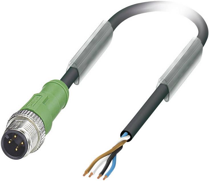 PHOENIX CONTACT Sensor-/Aktor-Kabel Pole: 4 SAC-4P-M12MS/ 5,0-PUR Inhalt: 1 St. (1668069)