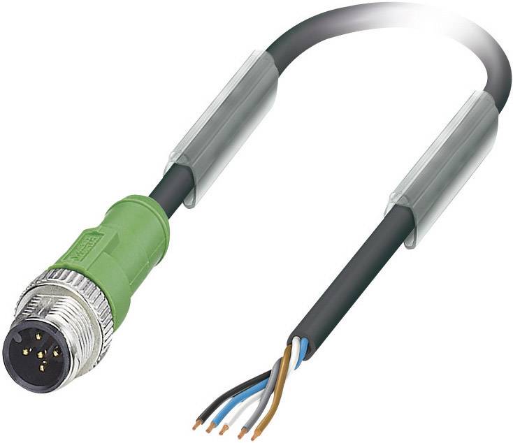 PHOENIX CONTACT Sensor-/Aktor-Kabel Pole: 5 SAC-5P-M12MS/10,0-PUR Inhalt: 1 St. (1683361)