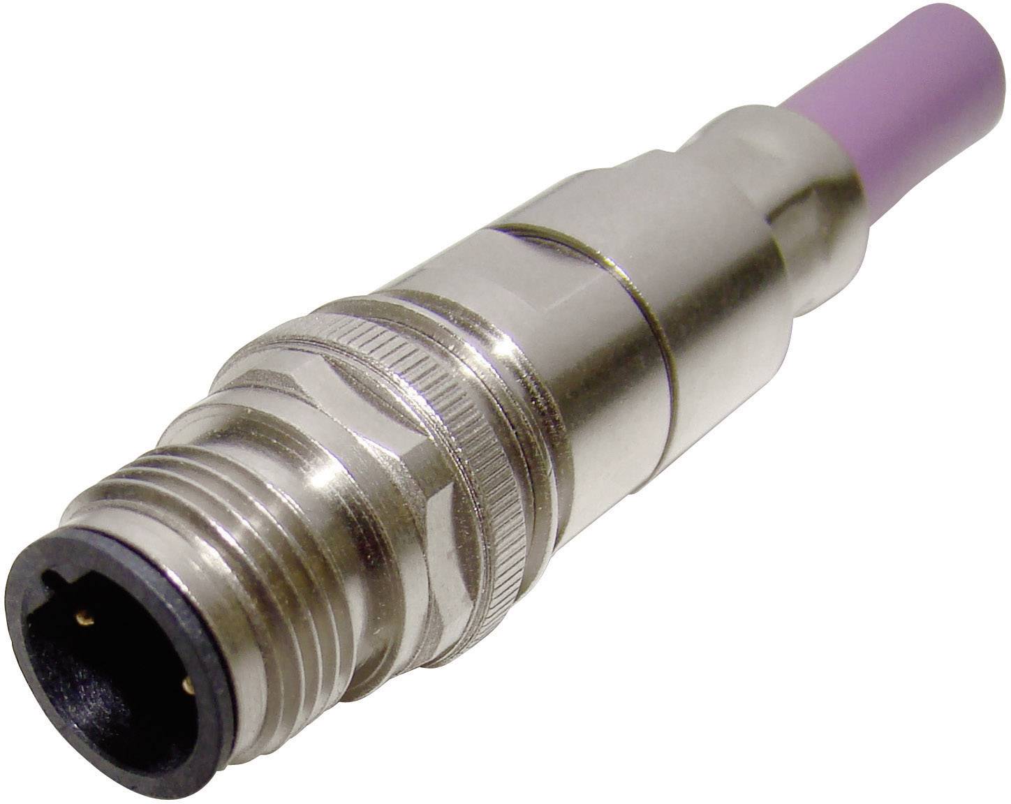 PROVERTHA 42-100001 Sensor-/Aktor-Steckverbinder, unkonfektioniert M12 Stecker, gerade Polzahl: