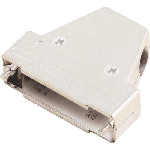 MH Connectors MHTRI-M-25-K 6550-0100-03 D-SUB Gehäuse Polzahl: 25 Kunststoff, metallisiert 180 °, 45 °, 45 ° Silber 1 St...