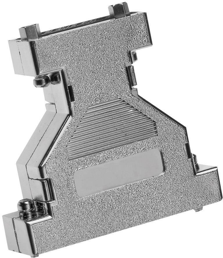 PROVERTHA D-SUB Adaptergehäuse Polzahl: 9, 9 Kunststoff, metallisiert 180 ° Silber 670909M 1 St. (67