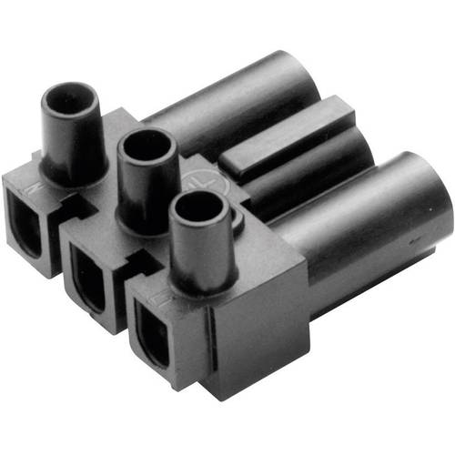 Thumbnail - Adels-Contact 162063 Netz-Steckverbinder AC Stecker, gewinkelt Gesamtpolzahl: 2 + PE 16 A Schwarz 1 St.