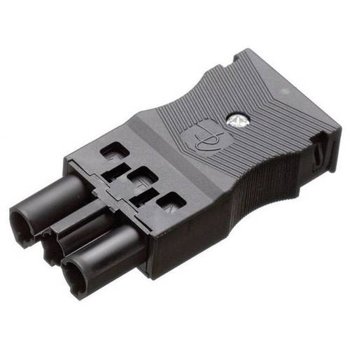 Adels-Contact 17798 Netz-Steckverbinder AC Buchse, gerade Gesamtpolzahl: 2 + PE 16 A Schwarz 1 St.