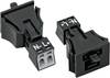 WAGO 890-712 Netz-Steckverbinder WINSTA MINI Stecker, gerade Gesamtpolzahl: 2 16 A Schwarz 1 St.