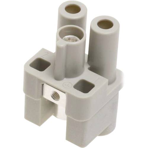 Thumbnail - Harting 09120022751 Buchseneinsatz Han® Q 2 + PE Axialschraubanschluss 1 St. Piece