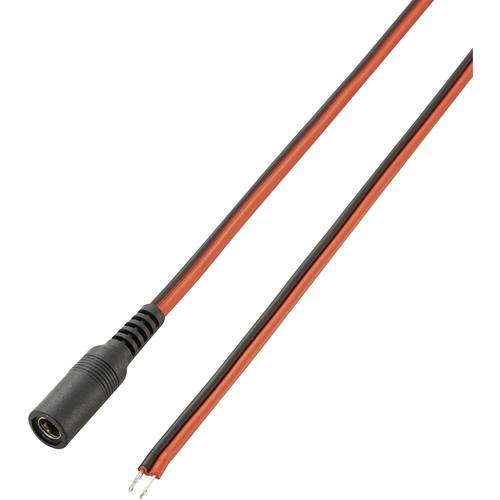 Thumbnail - VOLTCRAFT 93025c181 Niedervolt-Anschlusskabel Niedervolt-Buchse - offene Kabelenden 5.5 mm 2.5 mm 5.5 mm 2.5 mm 2.00 m 1...