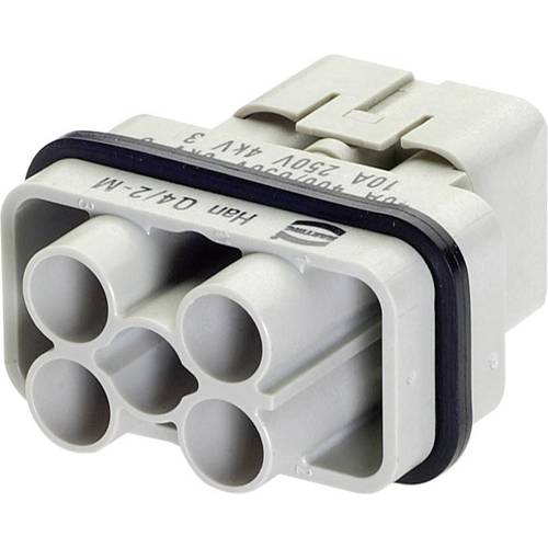 HARTING 09120063041 Stifteinsatz Han® Q 4 + 2 + PE Crimpen 1 St.