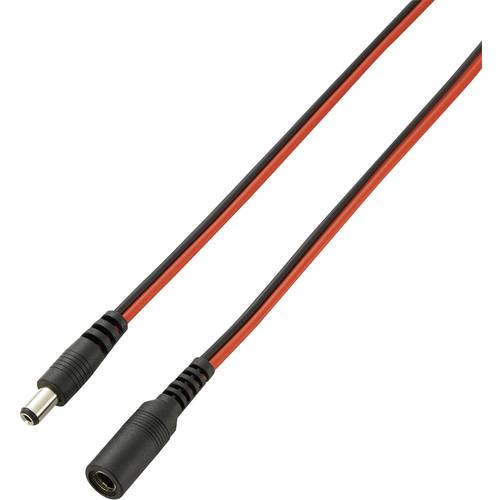 Thumbnail - VOLTCRAFT 93025c183 Niedervolt-Verlängerungskabel Niedervolt-Stecker - Niedervolt-Buchse 5.5 mm 2.5 mm 5.5 mm 2.5 mm 3.0...