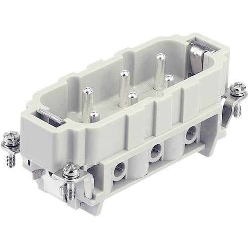 HARTING 09310062611 Stifteinsatz Han® HsB 6 + PE Schrauben 1 St. Piece