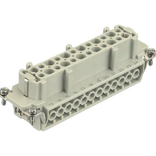 HARTING 09330242711 Buchseneinsatz Han® E 24 + PE Schrauben 1 St. Piece