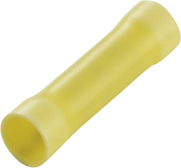 TE Connectivity 34072 Stoßverbinder 2.602 mm² Vollisoliert Gelb 1 St.