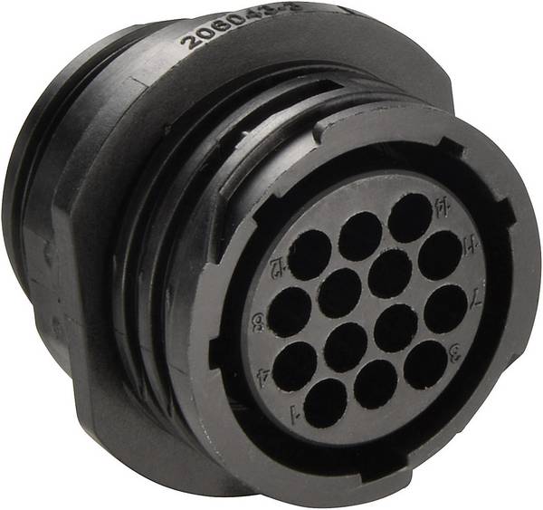 TE Connectivity 206043-3 Rundstecker Buchse, gerade Gesamtpolzahl: 14 Serie (Rundsteckverbinder): CPC  1 St.