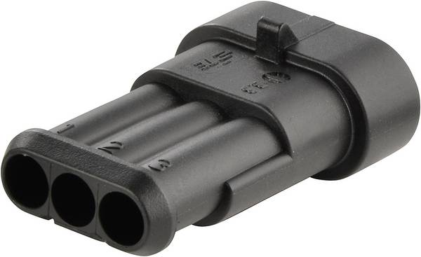 TE Connectivity Stiftgehäuse-Kabel AMP-Superseal 1.5mm Series Polzahl Gesamt 3 Rastermaß: 6 mm 282105-1 1 St.