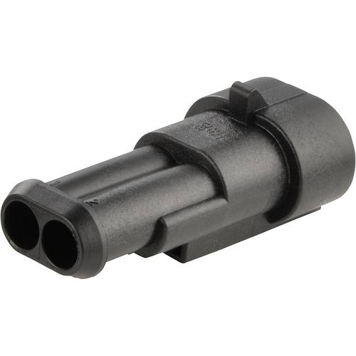 TE Connectivity Stiftgehäuse-Kabel AMP-Superseal 1.5mm Series Polzahl Gesamt 2 Rastermaß: 6 mm 282104-1 1 St.
