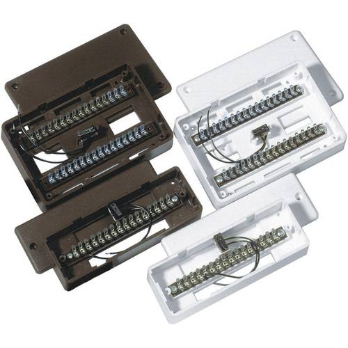 ABUS VT4000W ABUS Aufputz-Löt-Verteiler 16-polig weiss VdS Alarmverteiler