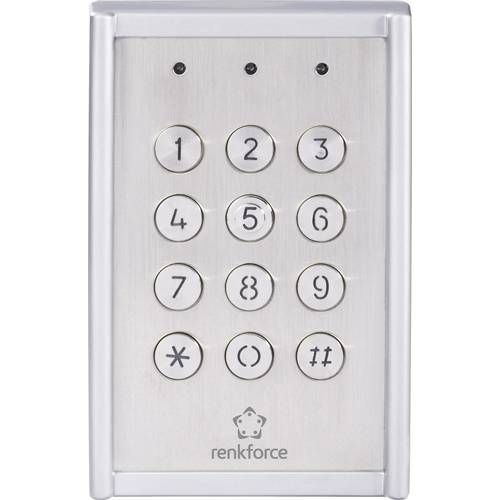 Renkforce 751624 Codeschloss Aufputz IP65 mit beleuchteter Tastatur