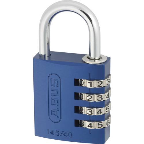 ABUS ABVS48807 Vorhängeschloss 41.5 mm Blau Zahlenschloss
