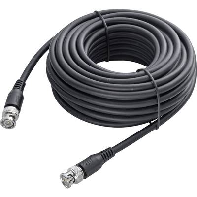 Sygonix 43573A Video Verlängerungskabel [1x BNC-Stecker - 1x BNC-Stecker] 5.00 m Schwarz