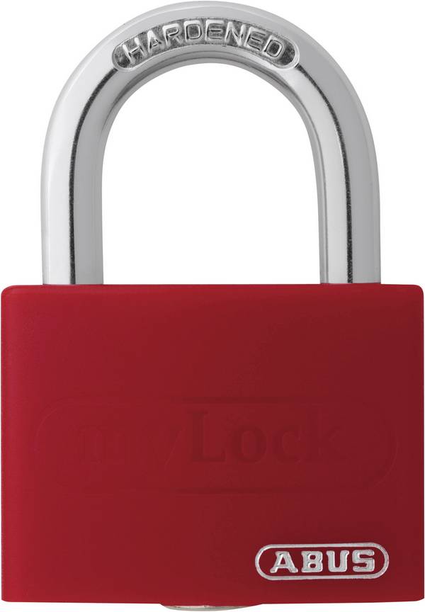 ABUS ABVS50011 Vorhängeschloss 43 mm    Rot Schlüsselschloss