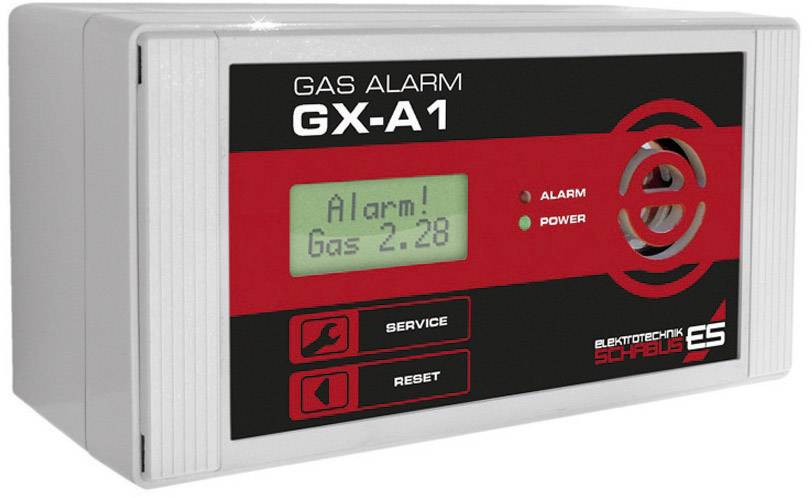 Schabus GX-A1 Gas- und Kohlenmonoxidmelder netzbetrieben detektiert Butan, Kohlendioxid, Kohlenmonoxid, Methan, Propan-1